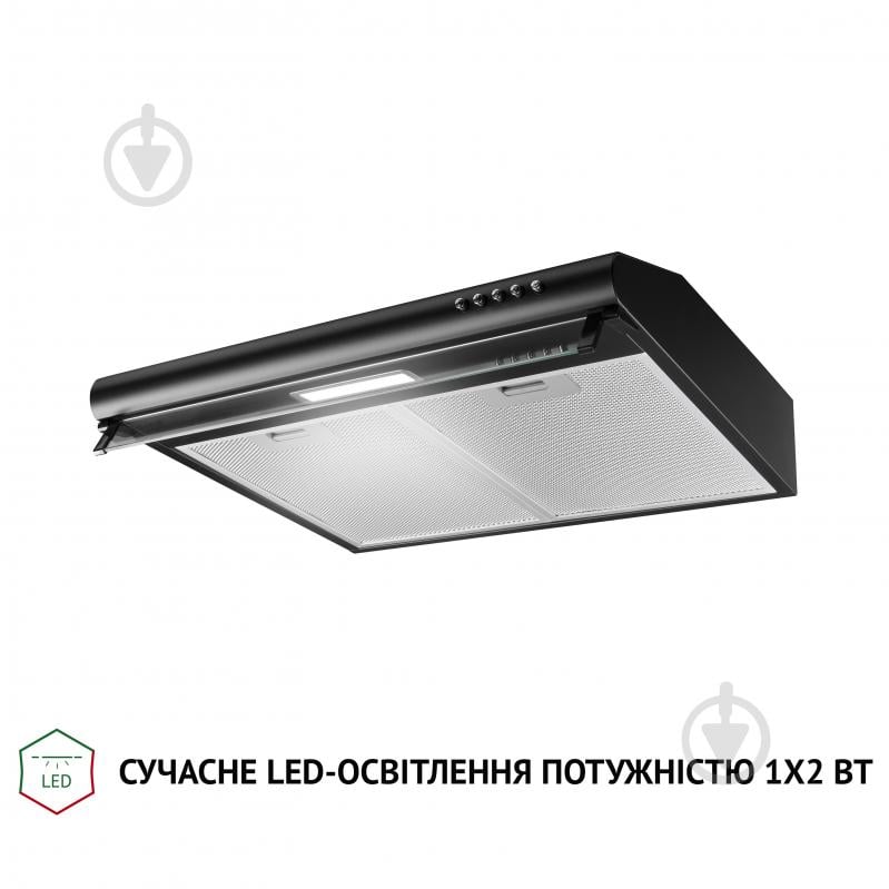 Вытяжка Perfelli PL 5144 BL LED плоская - фото 4