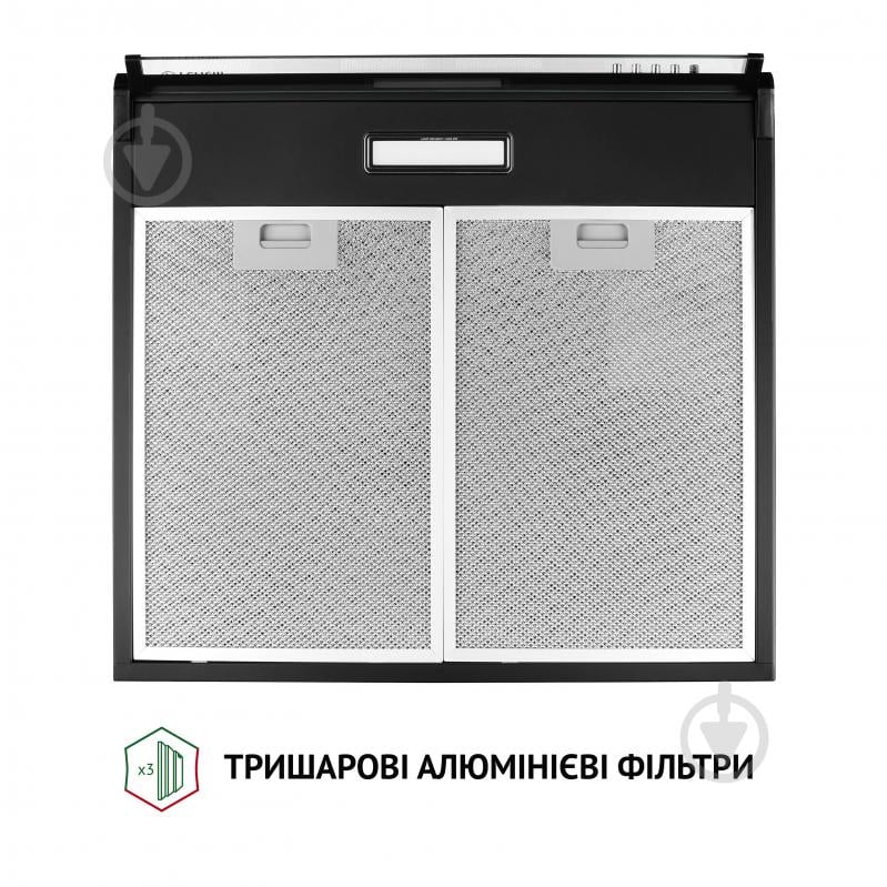 Витяжка Perfelli PL 5144 BL LED пласка - фото 7