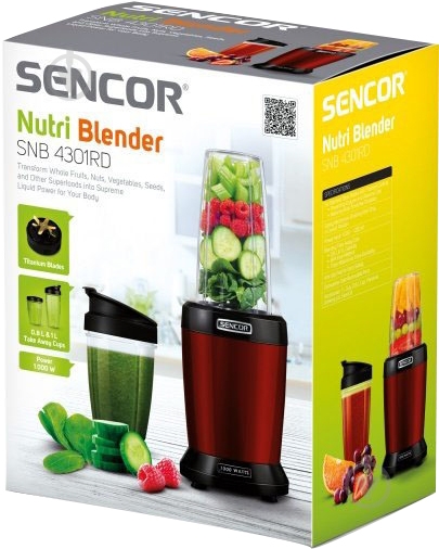 Блендер стаціонарний Sencor SNB4301RD - фото 18