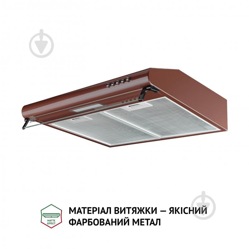 Витяжка Perfelli PL 5144 BR LED пласка - фото 3