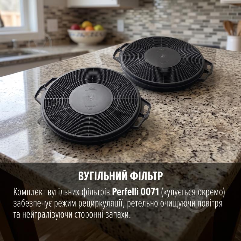 Вытяжка Perfelli PL 5144 W LED плоская - фото 5