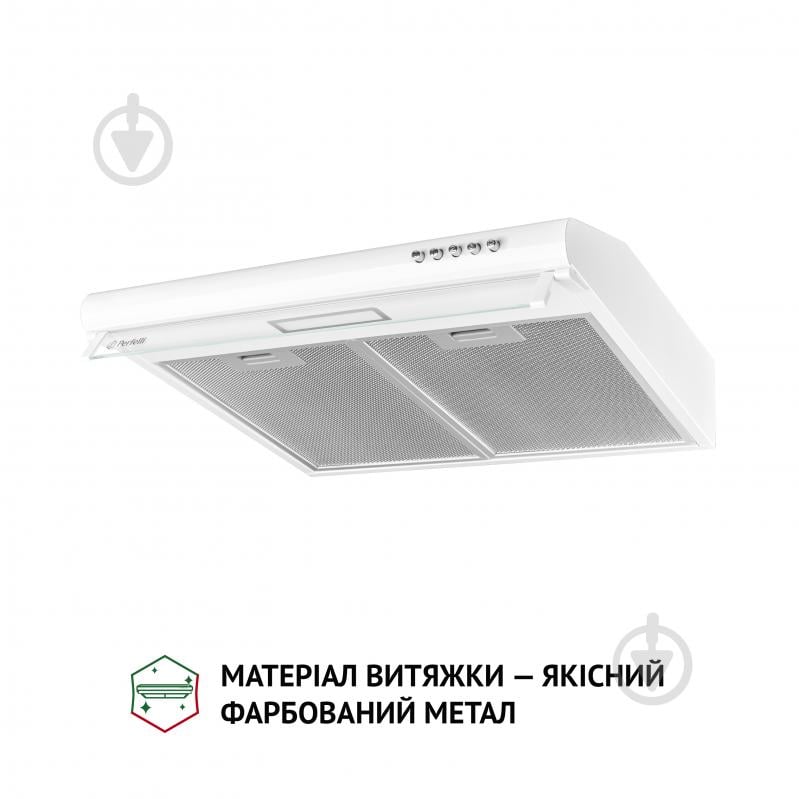 Витяжка Perfelli PL 5144 W LED пласка - фото 3