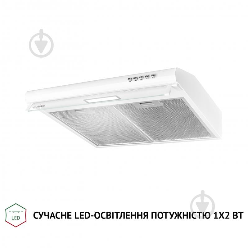 Витяжка Perfelli PL 5144 W LED пласка - фото 4