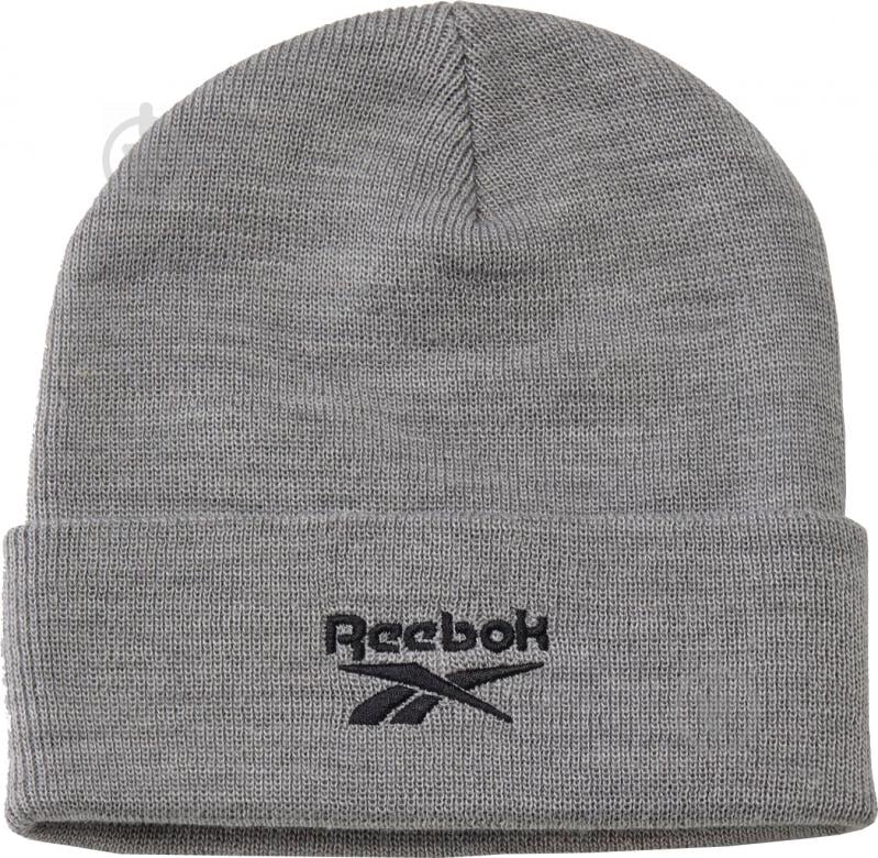 Шапка Reebok Te Logo Beanie GH0428 р.OSFM сірий - фото 1