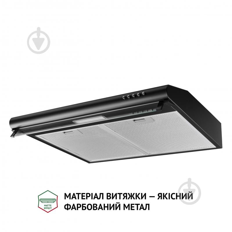 Витяжка Perfelli PL 6144 BL LED пласка - фото 3