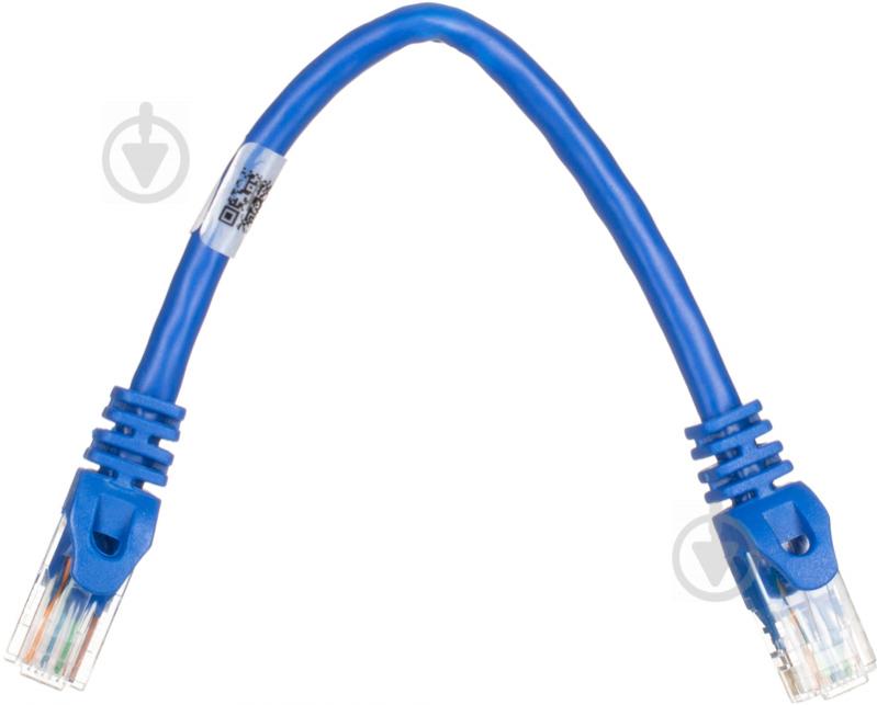 Патч-корд 2E Cat 6 UTP 26AWG 2E-PC6COP-020BL 0,2 м синий - фото 2