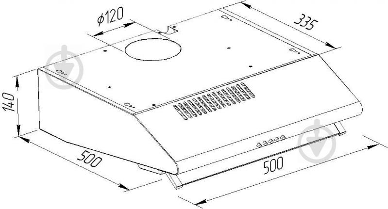 Витяжка Pyramida MH 50 WH - фото 11