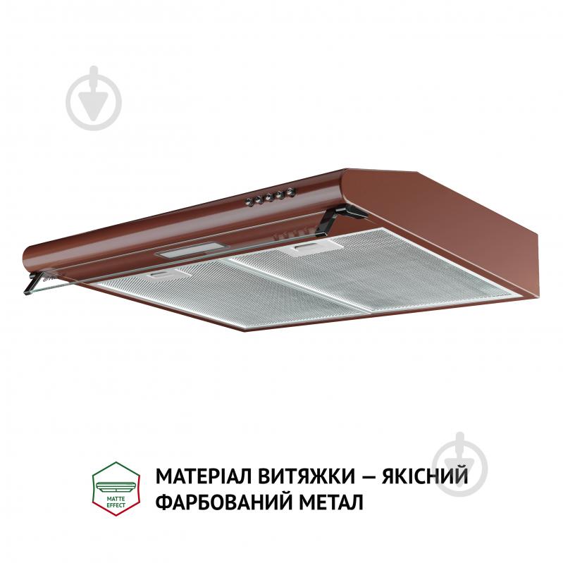 Витяжка Perfelli PL 6144 BR LED пласка - фото 3