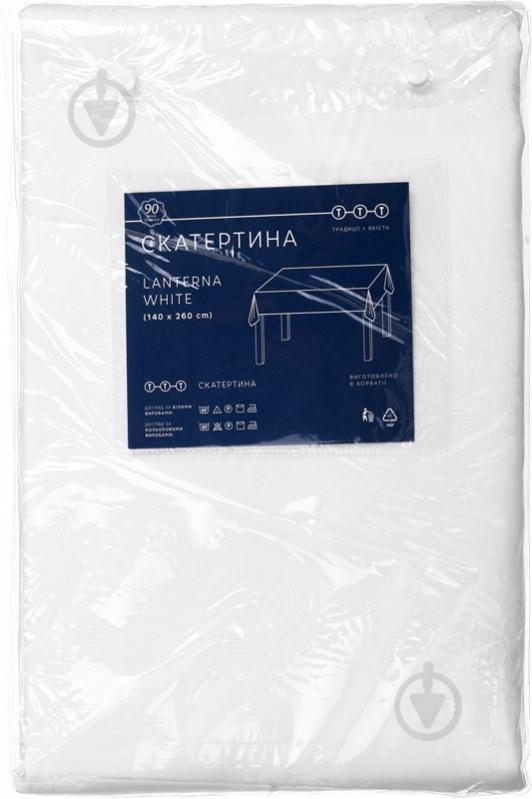 Скатерть Lanterna White 140x260 см белый TTT - фото 3 Скатерть Lanterna White 140x260 см белый TTT - фото 3