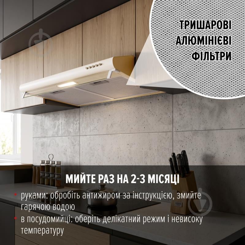 Вытяжка Perfelli PL 6144 IV LED плоская - фото 4