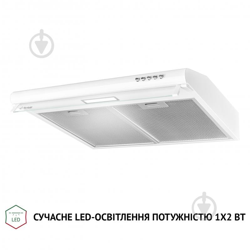 Витяжка Perfelli PL 6144 W LED пласка - фото 4