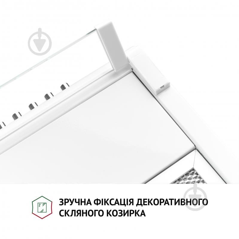Витяжка Perfelli PL 6144 W LED пласка - фото 6