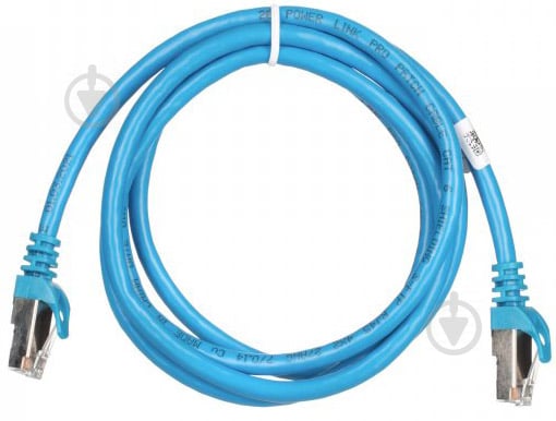 Патч-корд 2E Cat 6,S-FTP, RJ45, 4Х2 27AWG ,7/0.14 Cu, PVC 0,5 м синий - фото 2