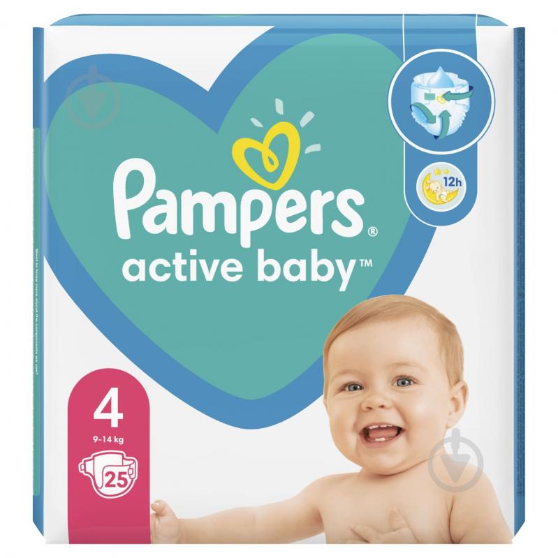 Підгузки Pampers Active Baby 4 9-14 кг 25 шт. - фото 2