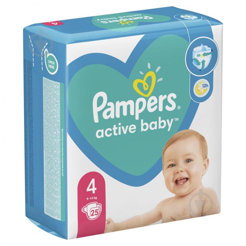 Подгузники Pampers Active Baby 4 9-14 кг 25 шт. - фото 3