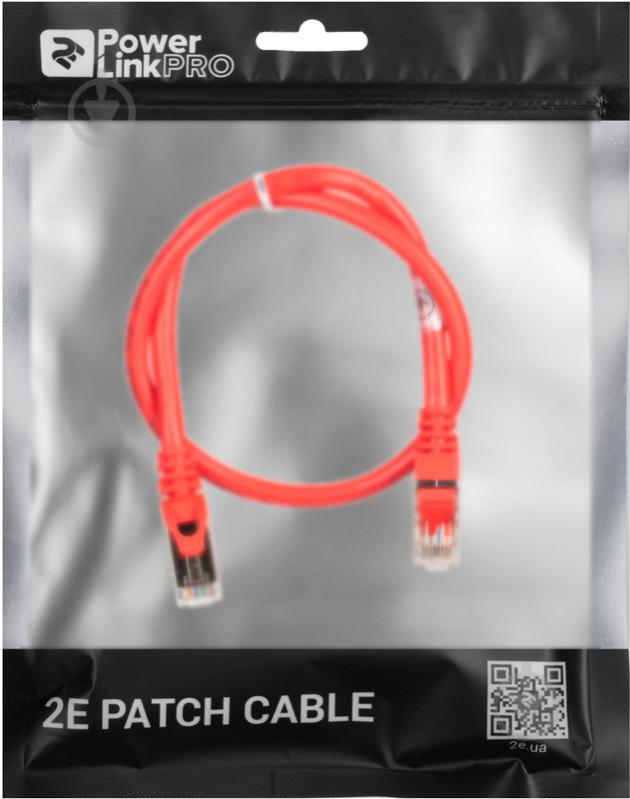 Патч-корд 2E Cat 6 S-FTP 27AWG 2E-PC6SFTPCOP-050RD 0,5 м червоний - фото 3