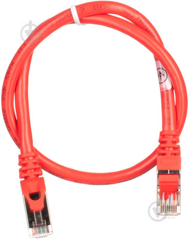 Патч-корд 2E Cat 6 S-FTP 27AWG 2E-PC6SFTPCOP-050RD 0,5 м червоний - фото 2