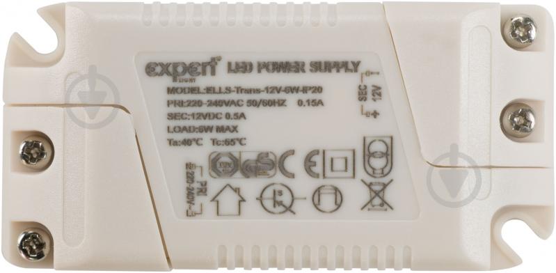 Трансформатор Expert 12 В 6 Вт IP20 - фото 2
