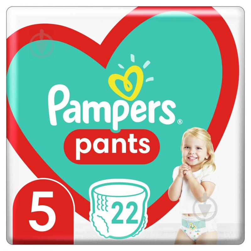 Подгузники-трусики Pampers 5 12-17 кг 22 шт. - фото 1