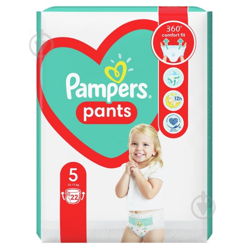 Подгузники-трусики Pampers 5 12-17 кг 22 шт. - фото 2