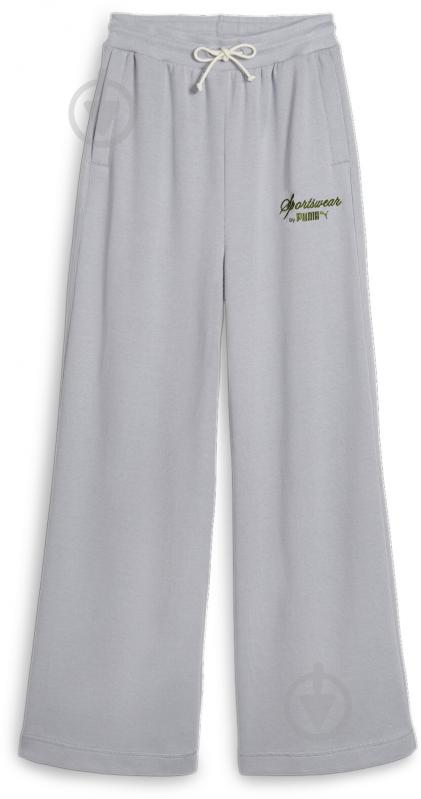 Брюки Puma CLASSICS+ RELAXED SWEATPANTS 62427463 р. XL голубой - фото 1