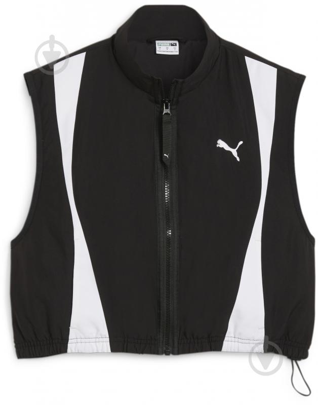 Жилет Puma DARE TO WOVEN VEST 62429901 р.S черный - фото 1