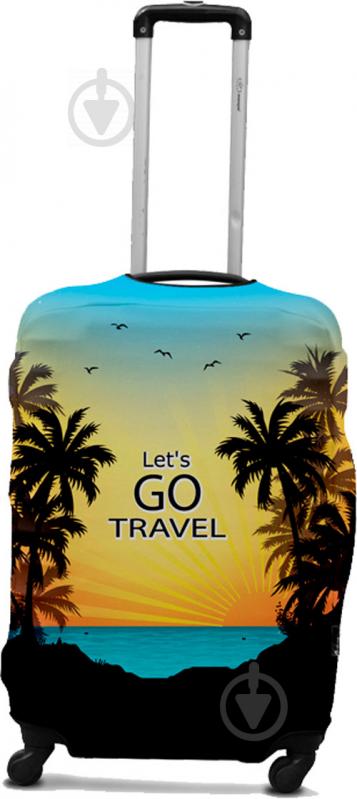 Чехол для чемодана Coverbag дайвинг Lets Go 0426 L - фото 1