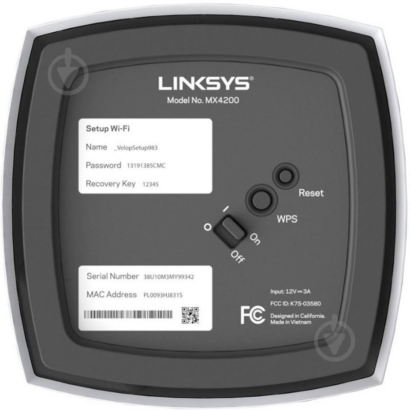 Wi-Fi-система Linksys Velop Whole Home Intelligent Mesh 2-pack - фото 7