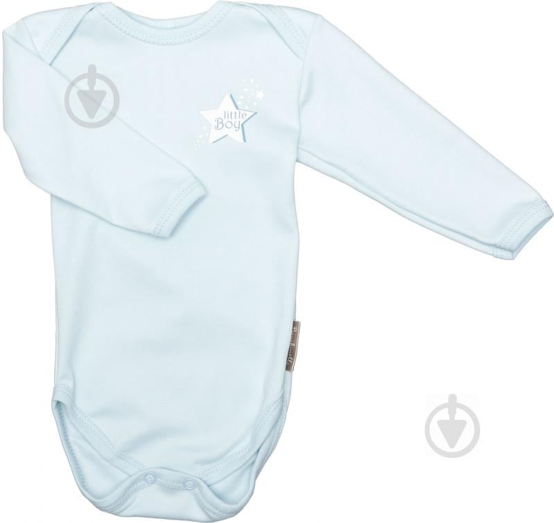 Боді дитяче для хлопчика Bambinelli Little Boy Б301-1 р.80 блакитний - фото 1