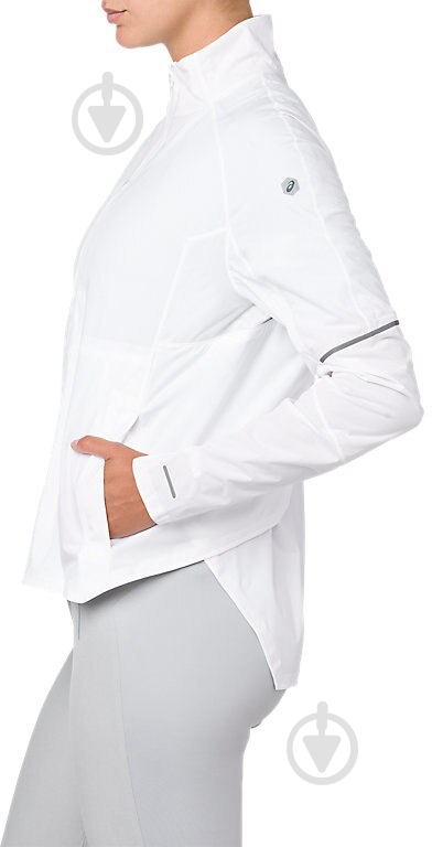 Вітрівка жіноча демісезонна Asics BEST JACKET 154490-0014 р.M біла - фото 3