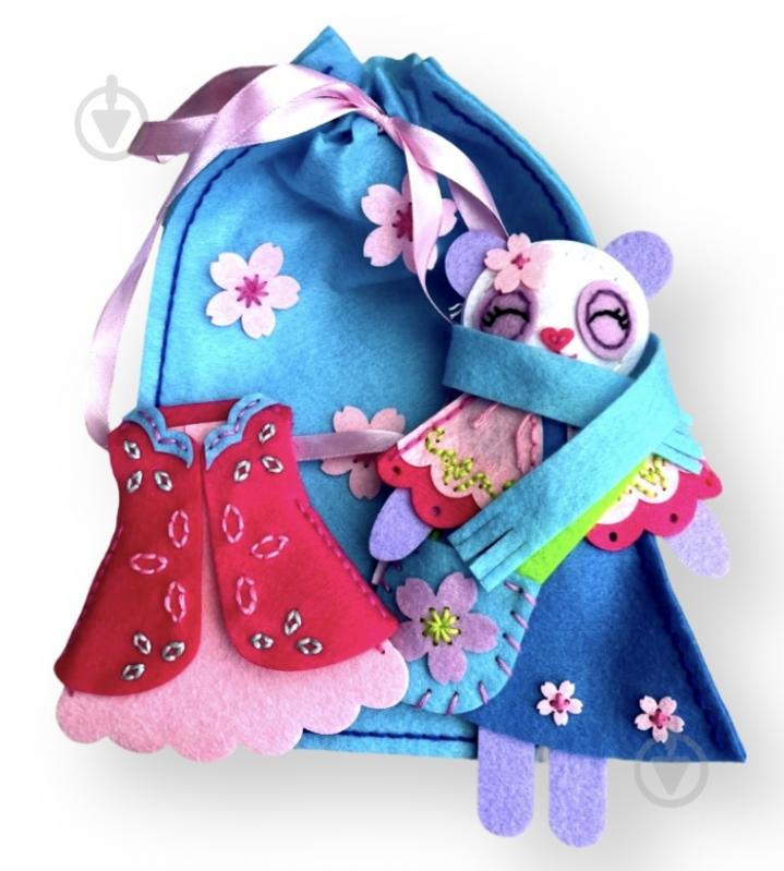 Набір Apli Krapli Зший сам іграшку з фетру Панда ЗІ-04 - фото 1 Набір Apli Krapli Зший сам іграшку з фетру Панда ЗІ-04 - фото 1