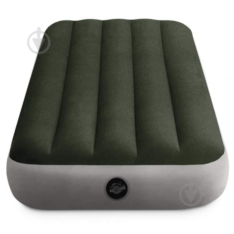 Ліжко надувне Intex Prestige Downy 64106 191х76 см зелений - фото 3