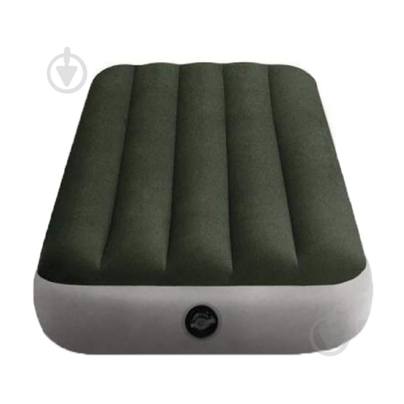 Ліжко надувне Intex Prestige Downy 64107 191х99 см зелено-сірий - фото 2
