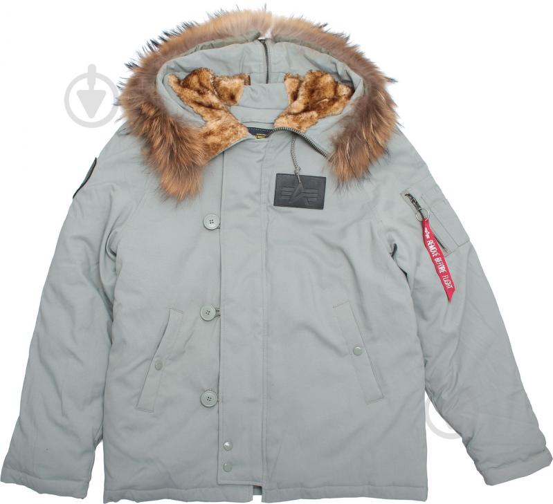 Куртка-парка мужская зимняя Alpha Industries N-2B Elevon AL-IND-N2B-EL-GR р.M grey - фото 5