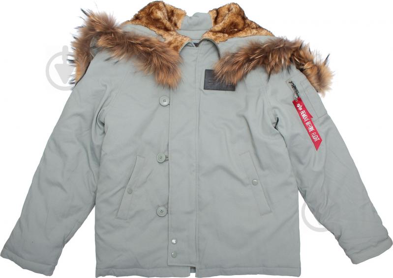 Куртка-парка мужская зимняя Alpha Industries N-2B Elevon AL-IND-N2B-EL-GR р.L grey - фото 4