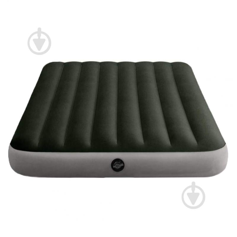 Ліжко надувне Intex Prestige Downy 64109 203х152 см зелено-сірий - фото 3