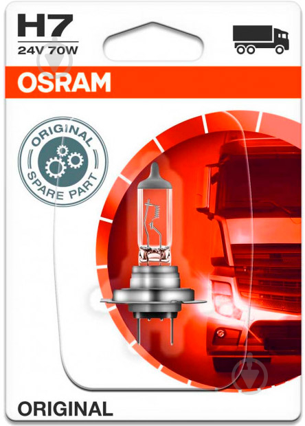 Автолампа галогенная Osram Original H7 70 Вт 1 шт.(64215-01B) - фото 2