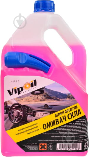 Омивач скла VipOil Premium 0359868 ейфорія літо -5 °С 4 л - фото 1