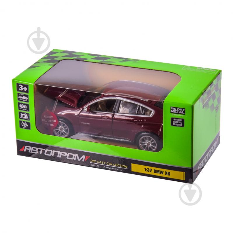 Автомодель Автопром 1:32 BMW X6 в ассортименте 68311 - фото 5