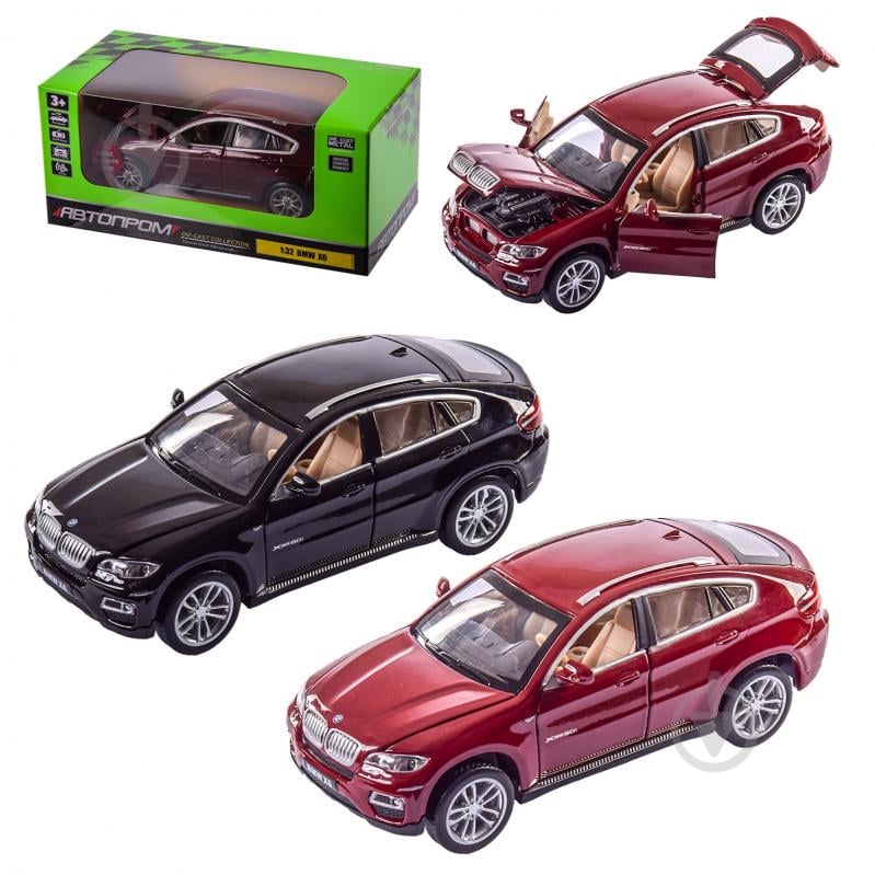 Автомодель Автопром 1:32 BMW X6 в ассортименте 68311 - фото 1