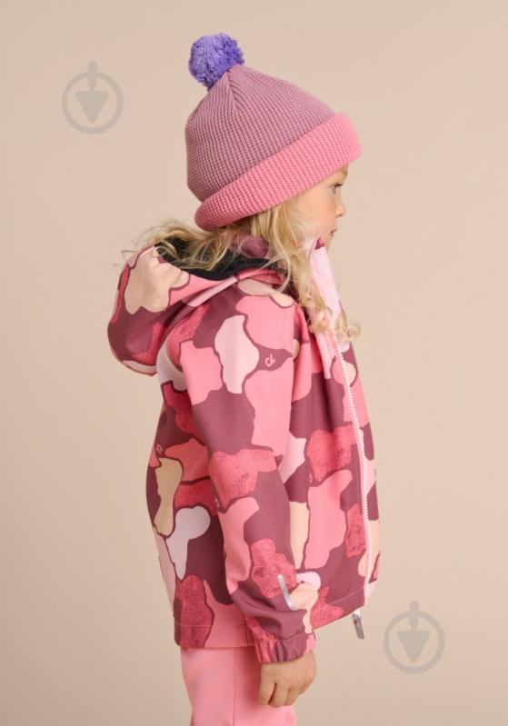 Куртка для дівчаток Reima Softshell Vantti р.110 рожевий 5100009B-4377 - фото 9