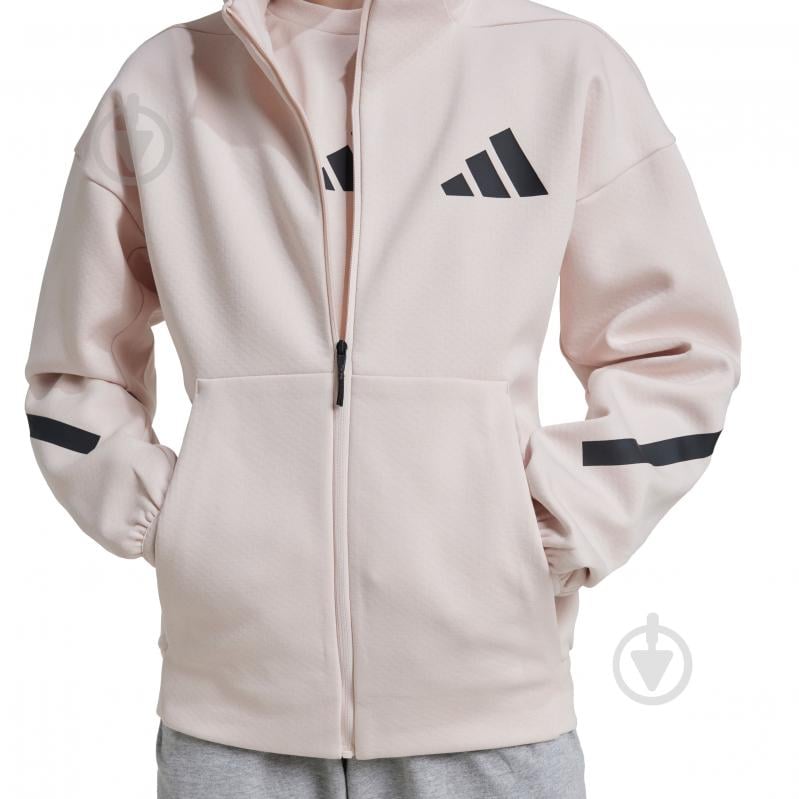 Джемпер Adidas J Z.N.E.FZ JF2509 р.152 бежевий - фото 2