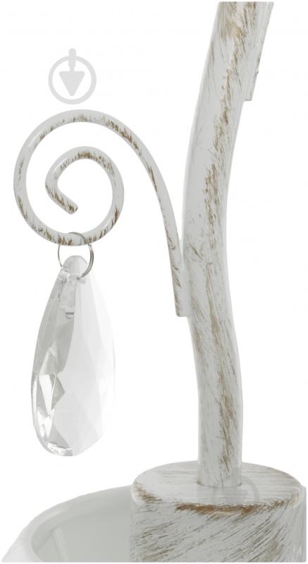 Подвес Crystal Lux 1xE27 белый - фото 2