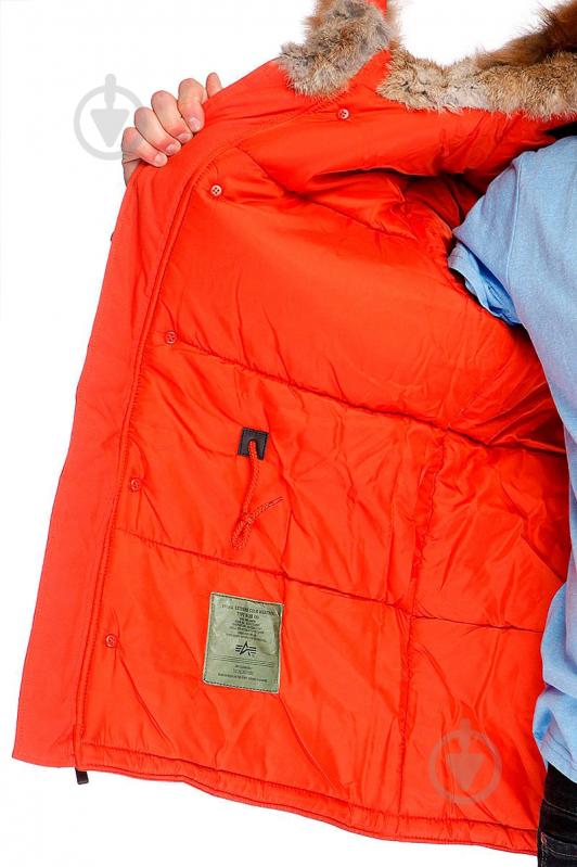 Куртка-парка мужская зимняя Alpha Industries Polar Jacket AL-IND-PJ-R р.XXXL red - фото 9