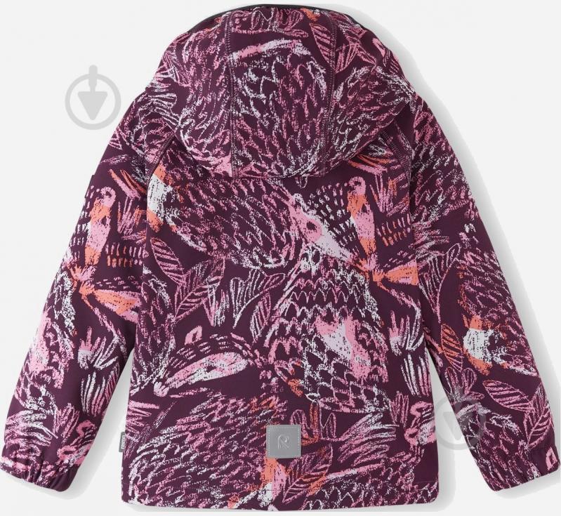 Куртка для девочек Reima Softshell Vantti р.104 темно-бордовый 5100009B-4963 - фото 3 Куртка для девочек Reima Softshell Vantti р.104 темно-бордовый 5100009B-4963 - фото 3