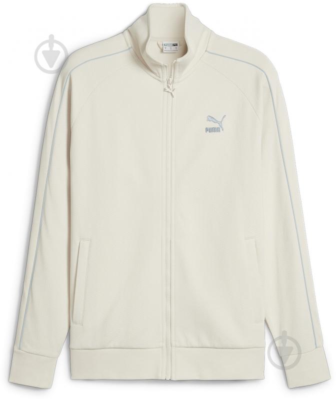 Джемпер Puma T7 TRACK JACKET DK 62432887 р.S бежевый - фото 1