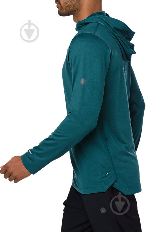 Джемпер Asics LS HOODIE 154591-8297 р. M синий - фото 3