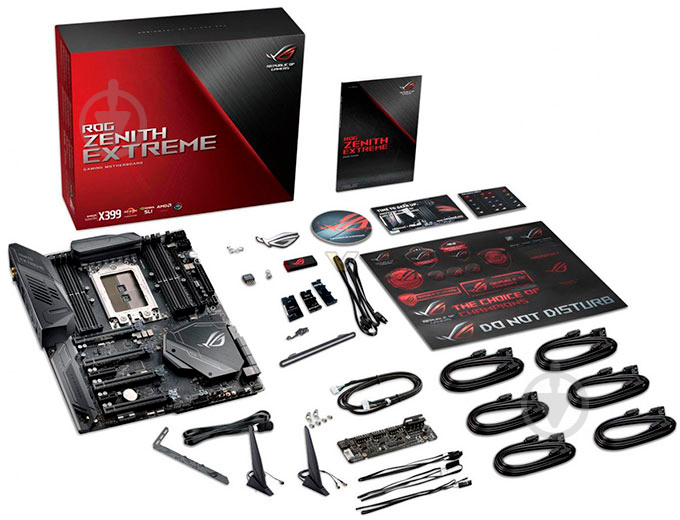 Материнская плата Asus ROG ZENITH EXTREME (Socket TR4, AMD X399, E-ATX) - фото 7