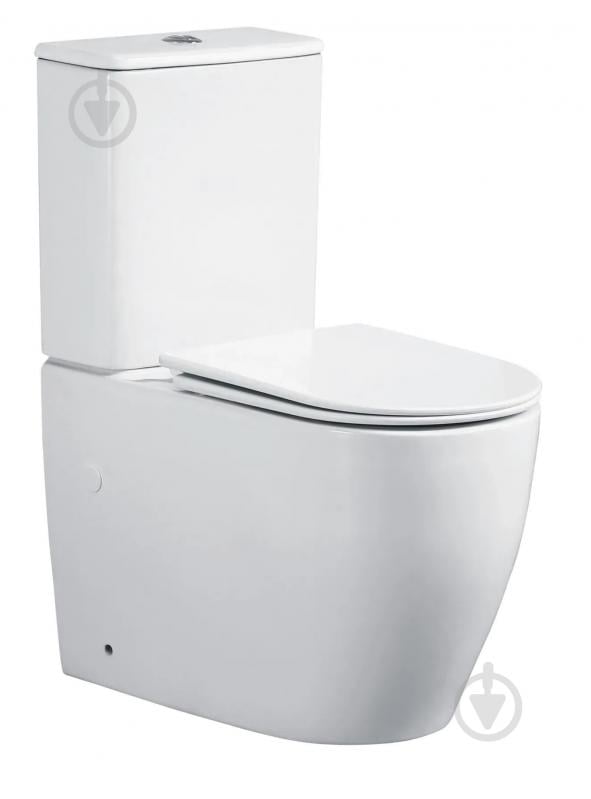 Унітаз-компакт VOLLE TOLEDO 2.0 VORTICE, з сидінням Duroplast slow-closing - фото 1 Унітаз-компакт VOLLE TOLEDO 2.0 VORTICE, з сидінням Duroplast slow-closing - фото 1