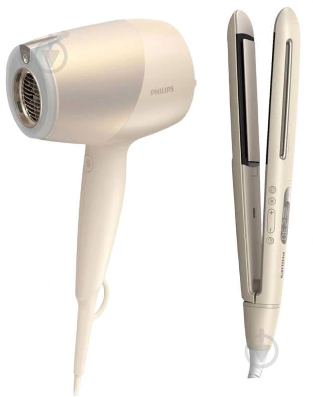 Набір Philips Фен BHD829/00 SenseIQ + Стайлер BHS838/00 - фото 1 Набір Philips Фен BHD829/00 SenseIQ + Стайлер BHS838/00 - фото 1